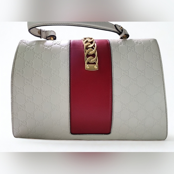 Gucci Leather Sylvie 2way Handbag - Picture 2 of 14